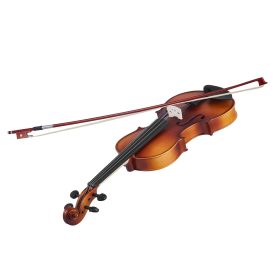 Violin 4/4 Full Size for Adults, Violin Fiddle Set for Beginners Student with Hard Case, Rosin, Bow, Shoulder Rest,Bridge,Extra Strings