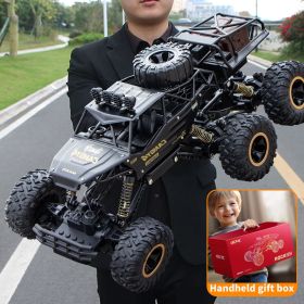 4DRC 1:8 46CM 4WD Large Remote Control Cars Off-road Rock Crawler Monster Truck High-Speed with 2 Battery ,Kids Toys Gifts