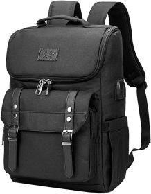 Vintage Backpack Travel Laptop Backpack with usb Charging Port for Women