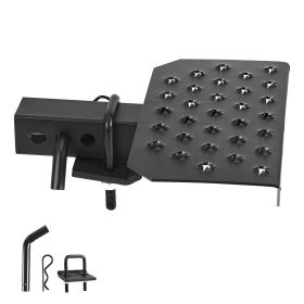 Hitch Step for 2 Inch Receiver, Universal Rear Bumper Guard Protector with 350 LBS Load Capacity (Default: Default)